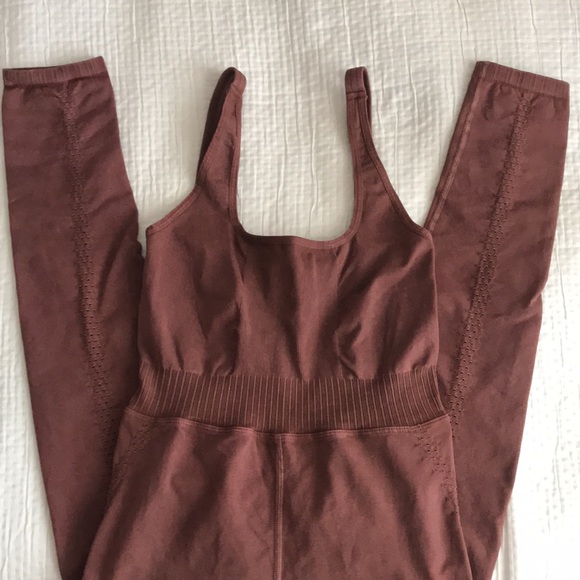 Free People Movement Good Karma Onesie Size XS/S Nutmeg Color - Picture 3 of 13